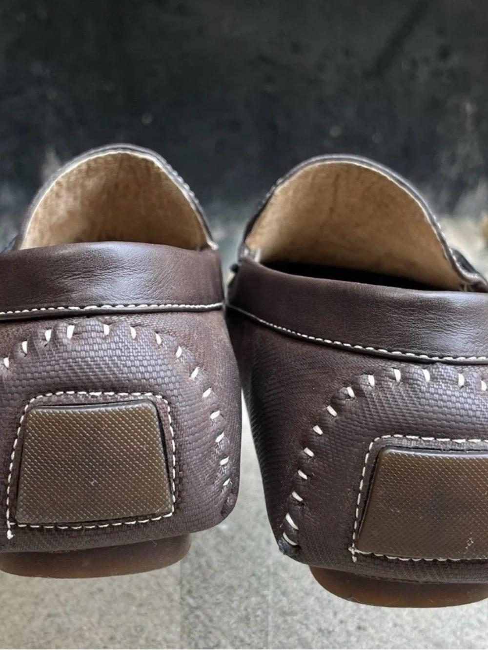 Bruno Marc Snaffle‎ Bit Micro Suede Brown Driving Loafers Santoni-03 Mens 9.5